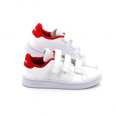 Παιδικό Αθλητικό Παπούτσι Adidas Advantage Lifestyle Court Hook-and-loop Shoes Χρώματος Λευκό H06212