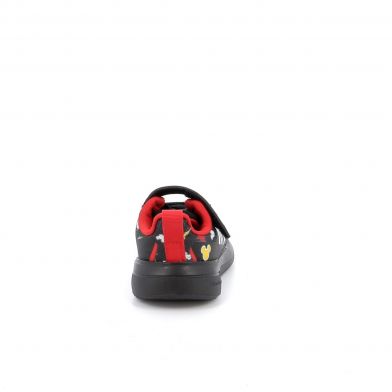 Παιδικό Αθλητικό Παπούτσι για Αγόρι Adidas X Disney Fortarun 2.0 Mickey Cloudfoam Sport Running Elastic Lace Top Strap Shoes Χρώματος Μαύρο HP8994