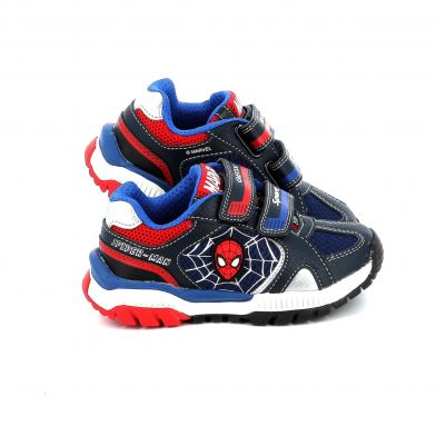 Παιδικό Αθλητικό Παπούτσι για Αγόρι Geox Spider Man Ανατομικό Χρώματος Μπλε J35AXB 014BU C0735