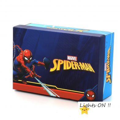 Παιδικό Πάνινο για Αγόρι Marvel Spider Man με Φωτάκια Χρώματος Μπλε SP011795