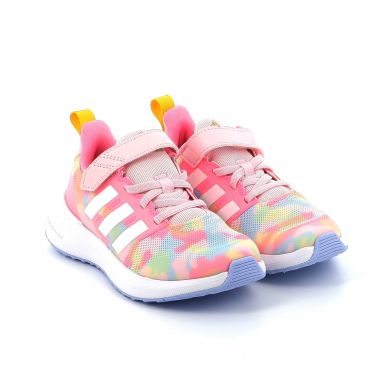 Παιδικό Αθλητικό Παπούτσι για Κορίτσι Adidas Fortarun 2.0 Cloudfoam Sport Running Elastic Lace Top Strap Shoes Πολύχρωμο GZ9752