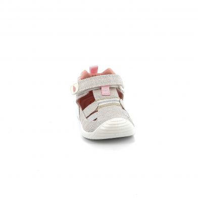 Biomecanics Anatomical Silver Color Children's Closed Toe Shoe 232183-C