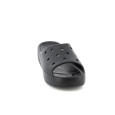 Γυναικεία Σαγιονάρα Crocs Classic Platform Slide Ανατομική Χρώματος Μαύρο 208180-001