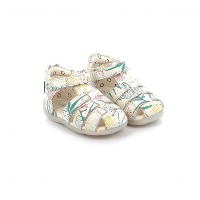 Children's Closed Toe Shoe for Girls Kickes Anatomic Color White 895392-10-33