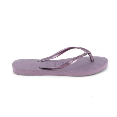 Women's Flip Flops Havaianas Slim Crystal Sw Ii Color Purple 4145651-1780