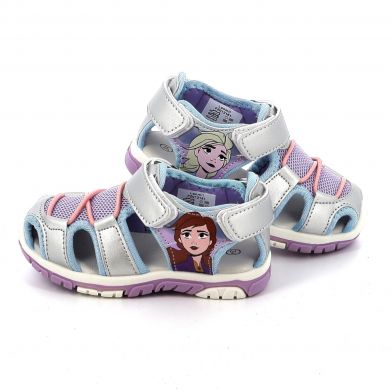 Παιδικό Κλειστό Πέδιλο για Κορίτσι Disney Frozen Χρώματος Ασημί FZ012181