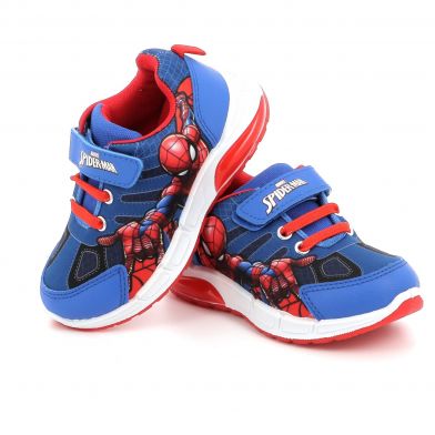 Παιδικό Αθλητικό Παπούτσι για Αγόρι Marvel Spiderman με Φωτάκια Χρώματος Μπλε SP012185