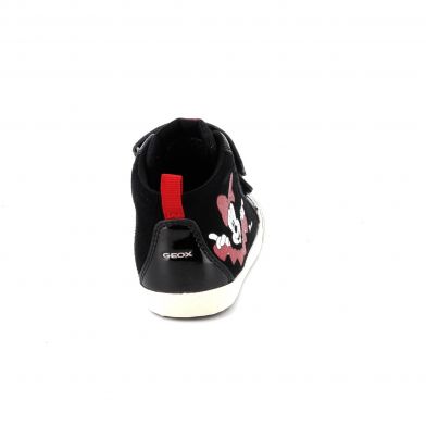 Παιδικό Μποτάκι για Κορίτσι Geox Ανατομικό Disney Minnie Χρώματος Μαύρο B36D5D 022HH C0048