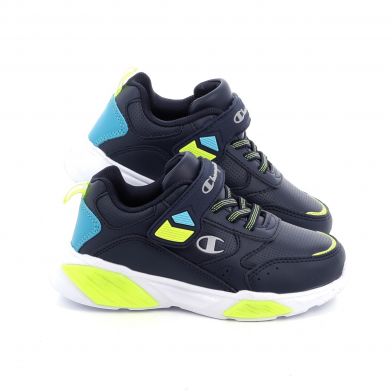 Παιδικό Αθλητικό Παπούτσι για Αγόρι Champion Low Cut Shoe Wave Pu B Ps με Φωτάκια Χρώματος Μπλε S32818-BS501