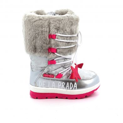 Παιδική Μπότα Apres Ski για Κορίτσι Agatha Ruiz De La Prada Χρώματος Ασημί 231995-A