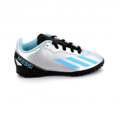 Ποδοσφαιρικό Παπούτσι για Αγόρι Adidas Crazy Fast Messi 4 Tfj1 Χρώματος Ασημί IE4068
