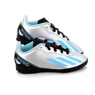 Ποδοσφαιρικό Παπούτσι για Αγόρι Adidas Crazy Fast Messi 4 Tfj1 Χρώματος Ασημί IE4068