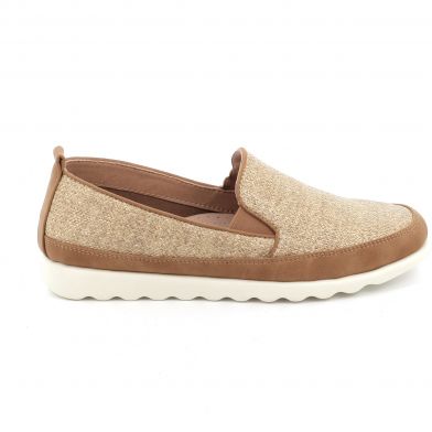 Women's Moccasin Anatomical Parex Brown Leather 12923004.KM