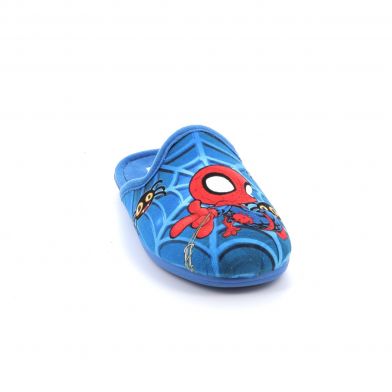 Παιδική Παντόφλα για Αγόρι Natalia Spider Man Υφασμάτινη Χρώματος Μπλε 7035