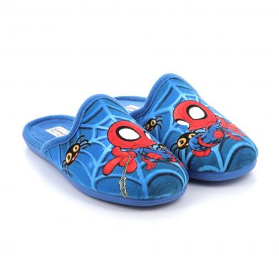 Παιδικό Παντοφλάκι για Αγόρι Natalia Spider Man Υφασμάτινη Χρώματος Μπλε 7035