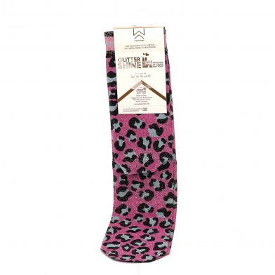 Γυναικείες Κάλτσες Wigglesteps Χρώματος Ροζ GLITTER PINK
