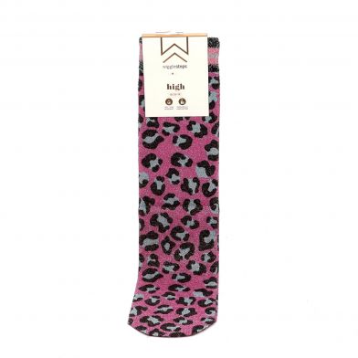 Γυναικείες Κάλτσες Wigglesteps Χρώματος Ροζ GLITTER PINK