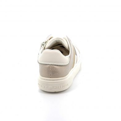 Παιδικό Χαμηλό Casual για Κορίτσι Tommy Hilfiger Flag Low Cut Lace-up Sneaker Ανατομικό Χρώματος Λευκό T3A9-33202-1439