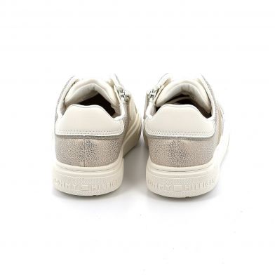 Παιδικό Χαμηλό Casual για Κορίτσι Tommy Hilfiger Flag Low Cut Lace-up Sneaker Ανατομικό Χρώματος Λευκό T3A9-33202-1439