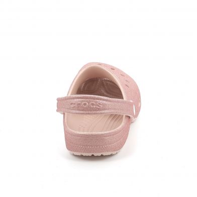 Γυναικείο Σαμπό Crocs Classic Glitter Clog Ανατομικό Χρώματος Ροζ 205942-6WV