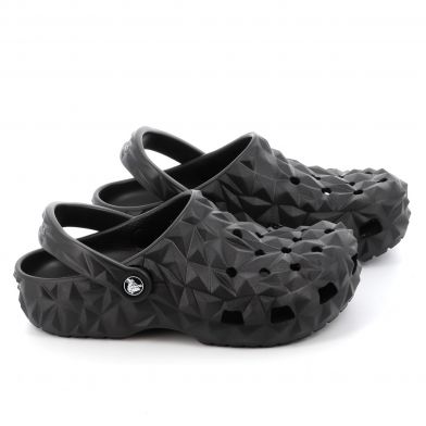 Γυναικείο Σαμπό Crocs Classic Geometric Clog Ανατομικό Χρώματος Μαύρο 209563-001