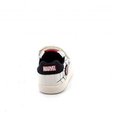 Παιδικό Χαμηλό Casual για Αγόρι Geox Spiderman Ανατομικό Χρώματος Λευκό B451NE 000BC C0050