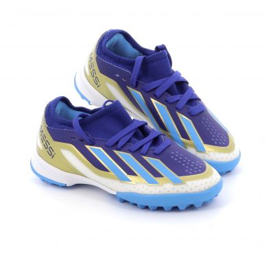 Ποδοσφαιρικό Παπούτσι για Αγόρι Adidas X Crazyfast League Tf J Messi Χρώματος Μπλε ID0716