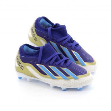 Ποδοσφαιρικό Παπούτσι για Αγόρι Adidas X Crazyfast League Fg J Messi Χρώματος Μπλε ID0714
