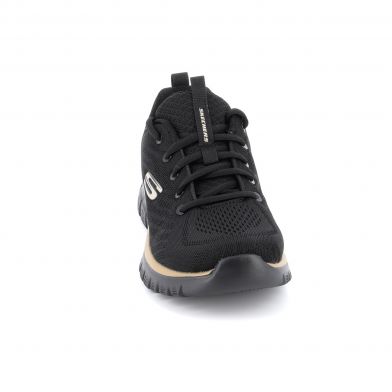 Γυναικείο Αθλητικό Παπούτσι Skechers Get Connected Χρώματος Μαύρο 12615-BKRG