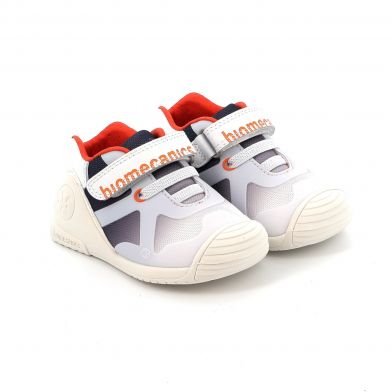 Παιδικό Χαμηλό Casual για Αγόρι Biomecanics Zapato  Sport Elasticos Ανατομικό Χρώματος Λευκό 242150-B