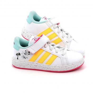 Παιδικό Αθλητικό Παπούτσι για Κορίτσι Adidas Grand Court Minnie El K Χρώματος Λευκό IF0926
