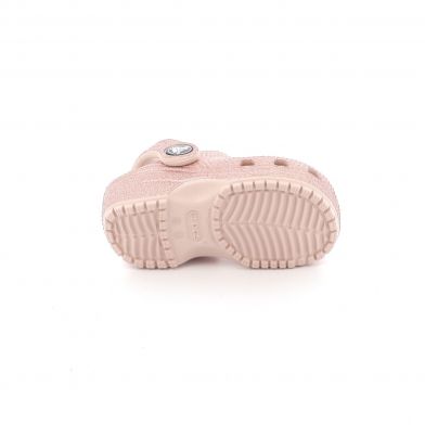 Παιδικό Σαμπό για Κορίτσι Crocs Classic Glitter Clog T Ανατομικό Χρώματος Ροζ 206992-6WV