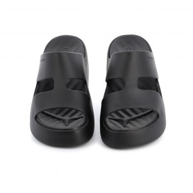 Γυναικεία Σαγιονάρα Crocs Getaway Platform H-strap Ανατομικό Χρώματος Μαύρο 209409-001