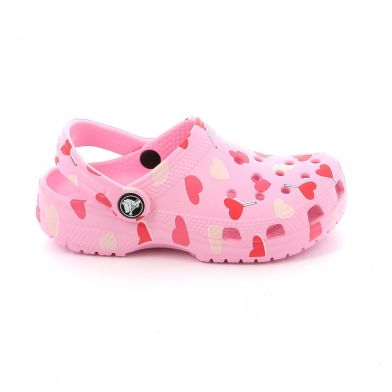 Παιδικό Σαμπό για Κορίτσι Crocs Classic Vday Clog K Ανατομικό Χρώματος Ροζ 209754-6S0