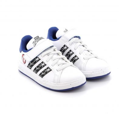 Παιδικό Αθλητικό Παπούτσι για Αγόρι Adidas Grand Court Spiderman El Χρώματος Λευκό IF0925