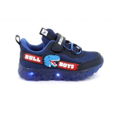 Παιδικό Αθλητικό Παπούτσι για Αγόρι Bull Boys T-Rex με Φωτάκια On/Off Χρώματος Μπλε DNAL4507-BL01