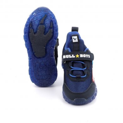 Παιδικό Αθλητικό Παπούτσι για Αγόρι Bull Boys T-Rex με Φωτάκια On/Off Χρώματος Μπλε DNAL4507-BL01