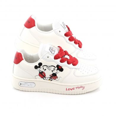 Παιδικό Χαμηλό Casual για Κορίτσι Replay Epic Jr Disney 4 Minnie Χρώματος Λευκό GBZ44.000.C0004S