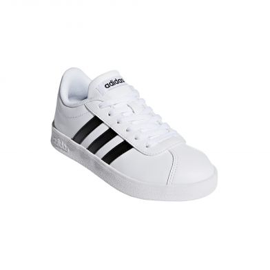 Adidas Αθλητικό Παπούτσι Unisex Vl Court 2.0 Shoes DB1831 - ΛΕΥΚΟ-ΜΑΥΡΟ