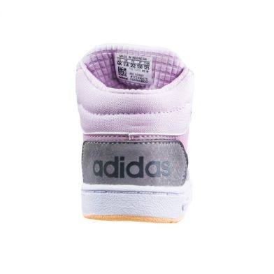 Adidas Μποτάκι Casual Κορίτσι Hoops 2.0 Mid Shoes EE9602 - ΛΙΛΑ