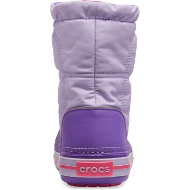 Crocs Μποτα Κοριτσι Crocband Lodgepoint Boot Kids 203509-5P8 - ΜΩΒ