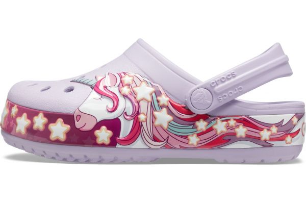 Παιδικό Σαμπό για Κορίτσι Ανατομικό Crocs Funlad Unicorn Band Χρώματος Μωβ 206270-530