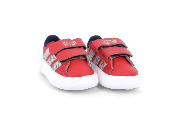 Παιδικό Αθλητικό Παπούτσι για αγόρι  Adidas Grand COURT SPIDERMAN  Χρώματος Κόκκινο KI9193