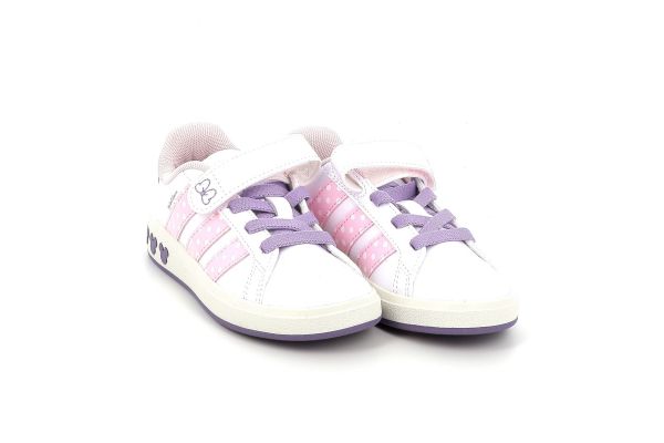 Παιδικό Αθλητικό Παπούτσι για Κορίτσι Adidas Grand Court Χρώματος Λευκό KI9189