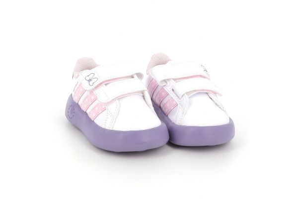 Παιδικό Αθλητικό Παπούτσι για Κορίτσι Adidas x Disney Minnie Mouse Grand Court  Χρώματος Λευκό KI9443