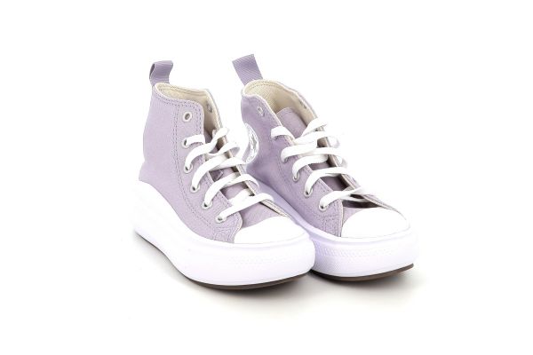 Παιδικό Μποτάκι για Κορίτσι Converse All Star CTAS Move Hi Χρώματος Λιλά A18050C