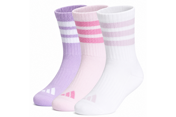 Παιδικές Κάλτσες για Κορίτσι Adidas Kids Cushioned Crew Socks Χρώματος Πολύχρωμο KD1721