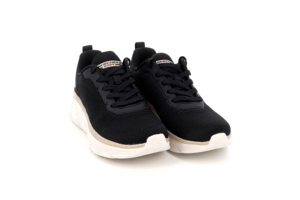 Γυναικείο Αθλητικό Παπούτσι Skechers Bobs B Flex Hi Χρώματος Μαύρο 117385-BKGD