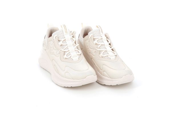 Γυναικείο Αθλητικό Παπούτσι Skechers Bobs Sport Chaos Hi Χρώματος Μπεζ 117513-OFWT