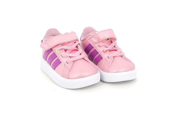 Παιδικό Αθλητικό Παπούτσι για Κορίτσι Adidas Grand Court 3.0 Girls El I  Χρώματος Ροζ KI1757